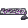 Canyon HSET-W6 EN Keyboard+Mouse Kitty Edition AAA+АА Wireless Violet
