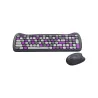 Canyon HSET-W6 EN Keyboard+Mouse Kitty Edition AAA+АА Wireless Violet