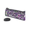 Canyon HSET-W6 EN Keyboard+Mouse Kitty Edition AAA+АА Wireless Violet