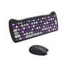 Canyon HSET-W6 EN Keyboard+Mouse Kitty Edition AAA+АА Wireless Violet