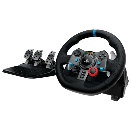 Logitech G29 Driving Force Racing Wheel for PlayStation5 and PlayStation4 - BLACK - USB - PLUGCG - WWi-9006 - WHEEL
