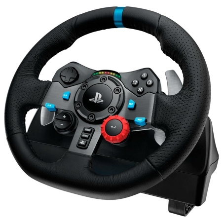 Logitech G29 Driving Force Racing Wheel for PlayStation5 and PlayStation4 - BLACK - USB - PLUGCG - WWi-9006 - WHEEL