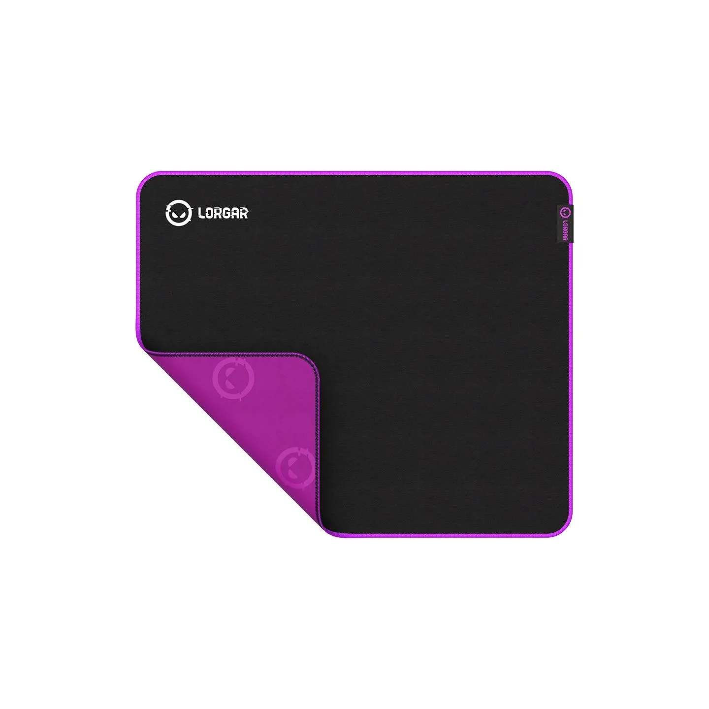 Lorgar Main 315, Gaming mouse pad, High-speed surface, Purple anti-slip rubber base, size: 500mm x 420mm x 3mm, weight 0.39kg