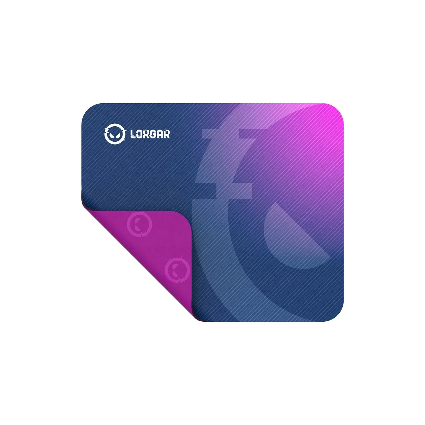 Lorgar Main 133, Gaming mouse pad, High-speed surface, Purple anti-slip rubber base, size: 360mm x 300mm x 3mm, weight 0.2kg