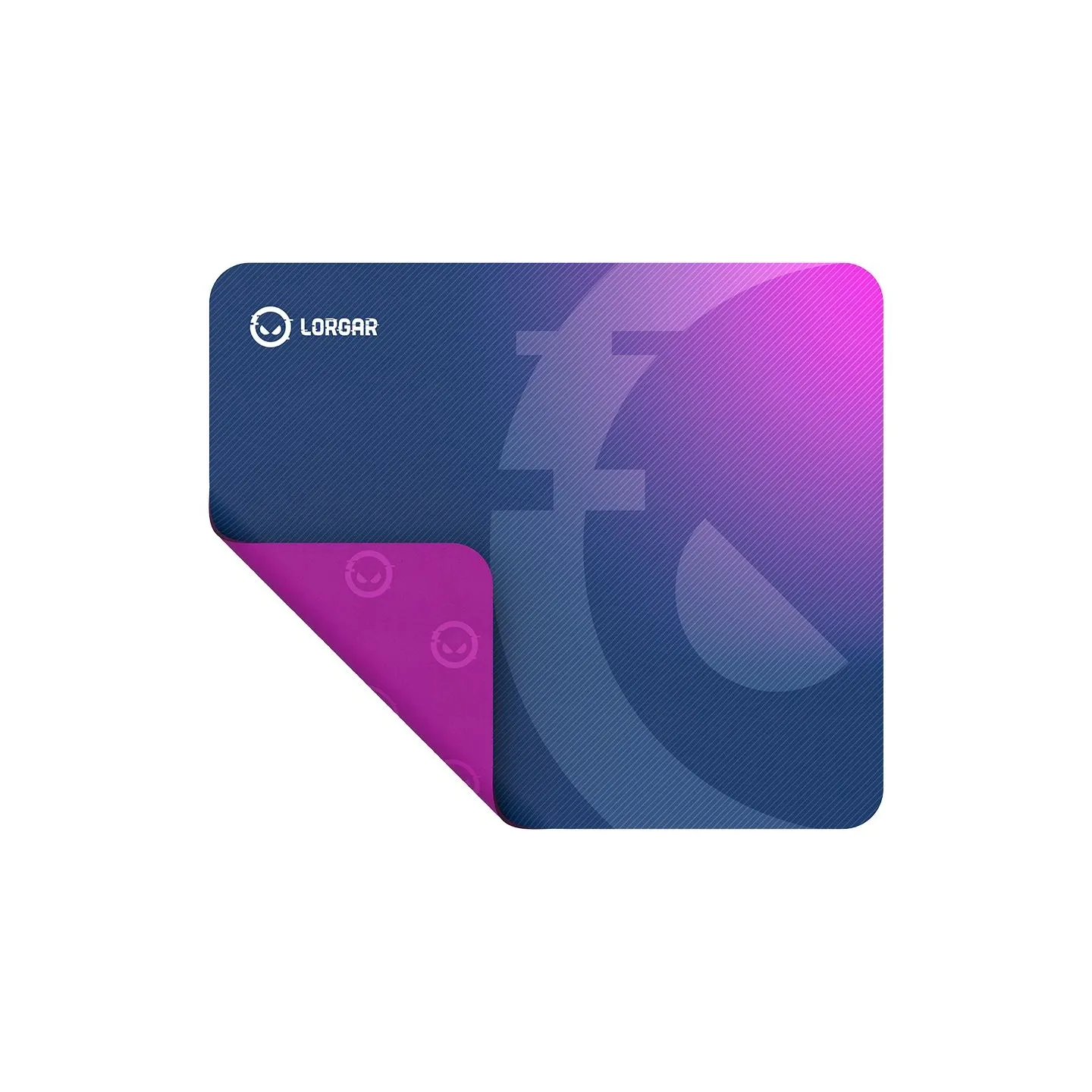 Lorgar Main 135, Gaming mouse pad, High-speed surface, Purple anti-slip rubber base, size: 500mm x 420mm x 3mm, weight 0.41kg