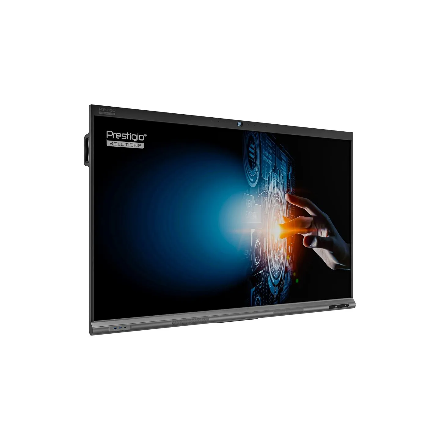 Prestigio SOLUTIONS Multiboard 86" Light+ Series UHD 4K, Android 11, Wi-Fi, 40TP, NFC, Camera, touch pen