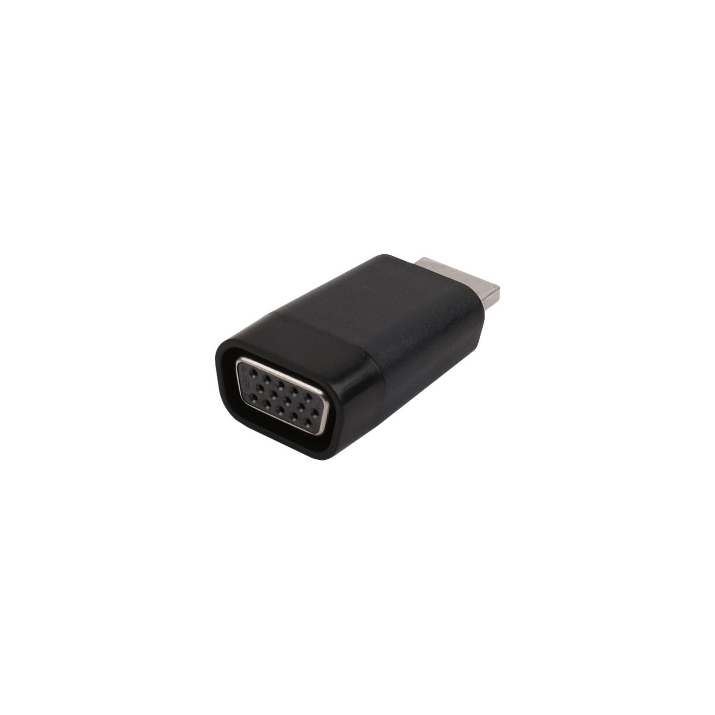 Gembird | HDMI to VGA adapter, single port | Black | HDMI | VGA