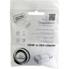 Gembird | HDMI to VGA adapter, single port | Black | HDMI | VGA
