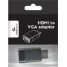 Gembird | HDMI to VGA adapter, single port | Black | HDMI | VGA