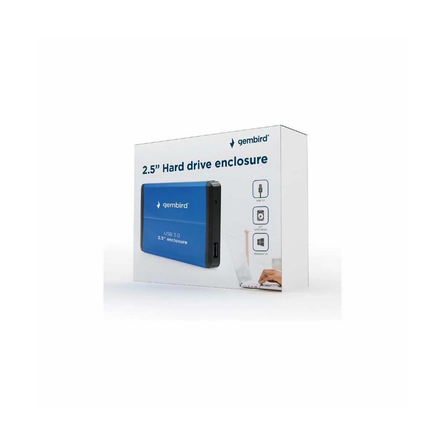 Gembird HDD CASE EXT. USB3 2.5"/BLUE EE2-U3S-2-B GEMBIRD