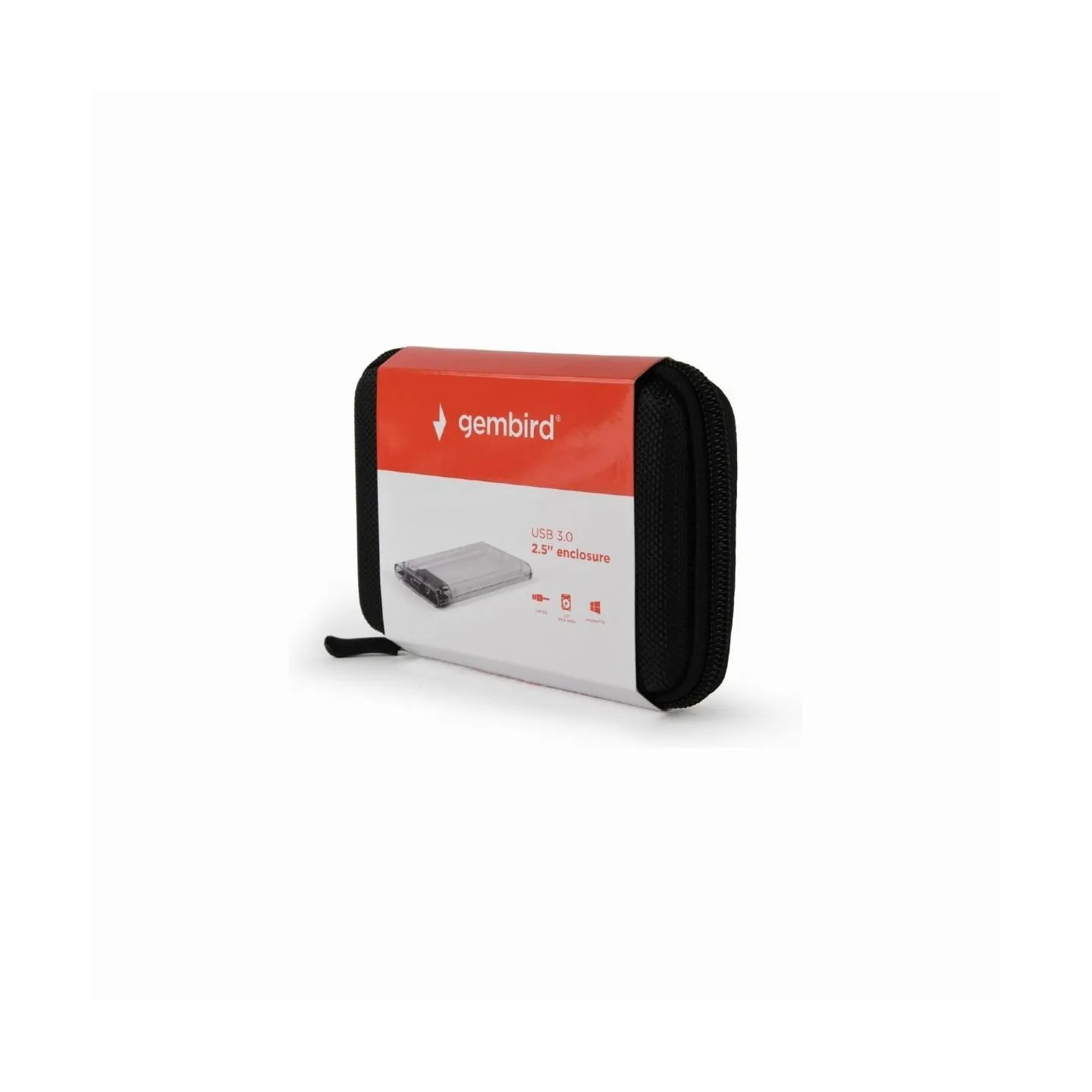 Gembird HDD CASE EXT. USB3 2.5"/TRANSPARENT EE2-U3S9-6 GEMBIRD