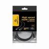 Gembird CABLE HDMI-HDMI 0.5M V2.0 BLK/CC-HDMI4-0.5M GEMBIRD