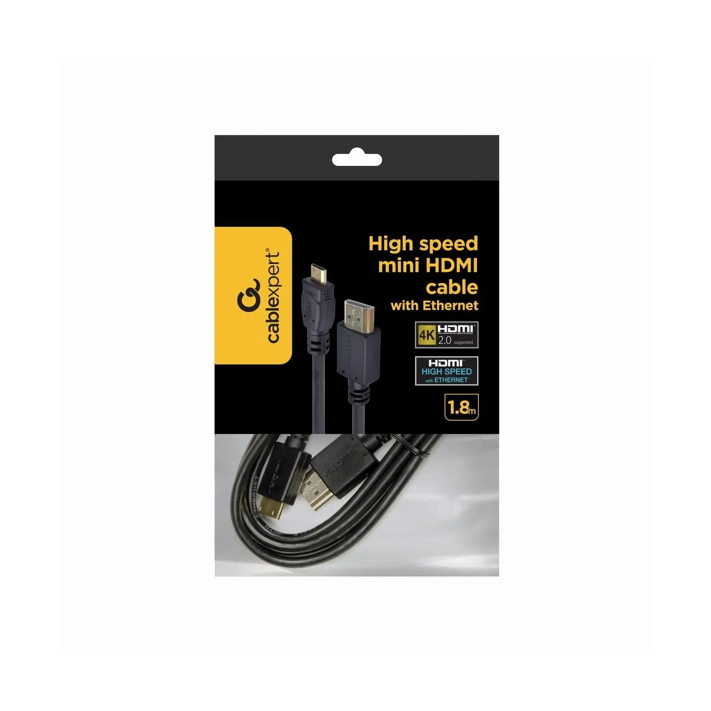 Gembird CABLE HDMI-MINI HDMI 1.8M/V2.0 CC-HDMI4C-6 GEMBIRD