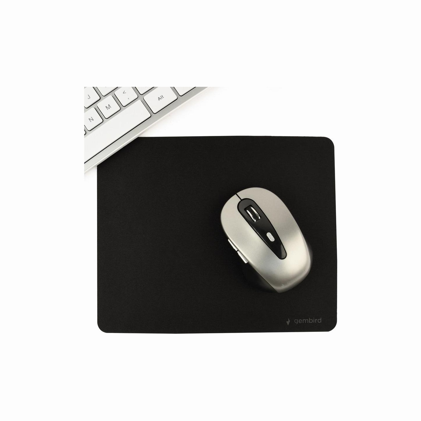 Gembird MP-S-BK Black cloth mouse pad