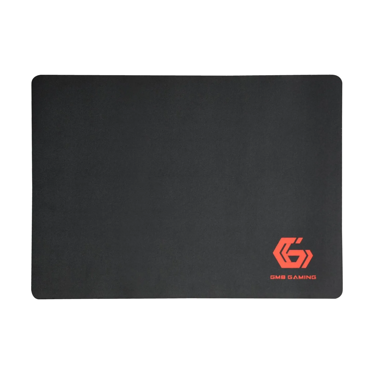 Gembird | MP-GAME-M | natural rubber foam + fabric | Gaming mouse pad, medium | Gaming mouse pad | 250x350x3 mm | Black