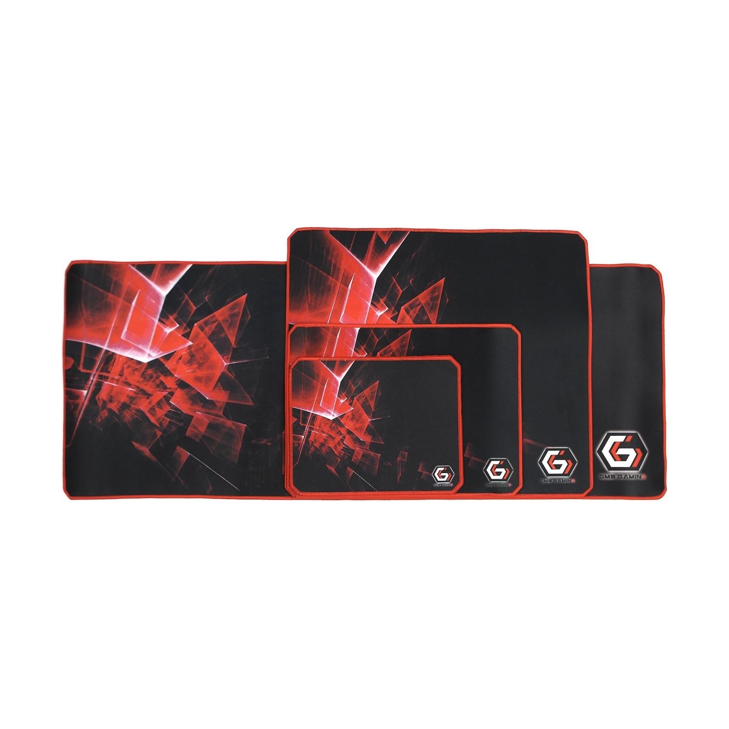 Gembird | MP-GAMEPRO-M Gaming mouse pad PRO, Medium | Mouse pad | 250 x 350 x 3 mm | Black/Red