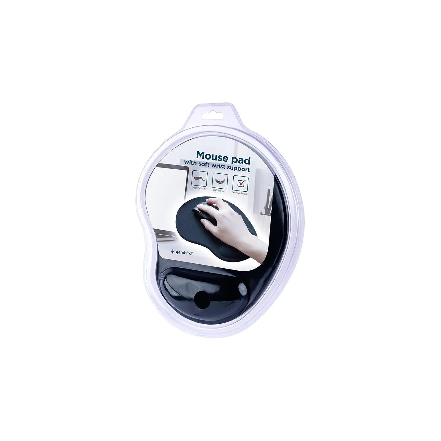 Gembird mouse pad soft wrist support