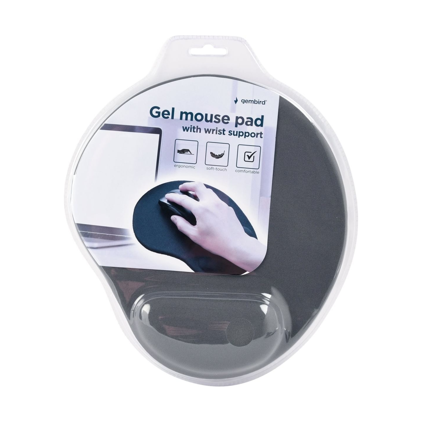 Gembird MP-GEL-GR Gel mouse pad