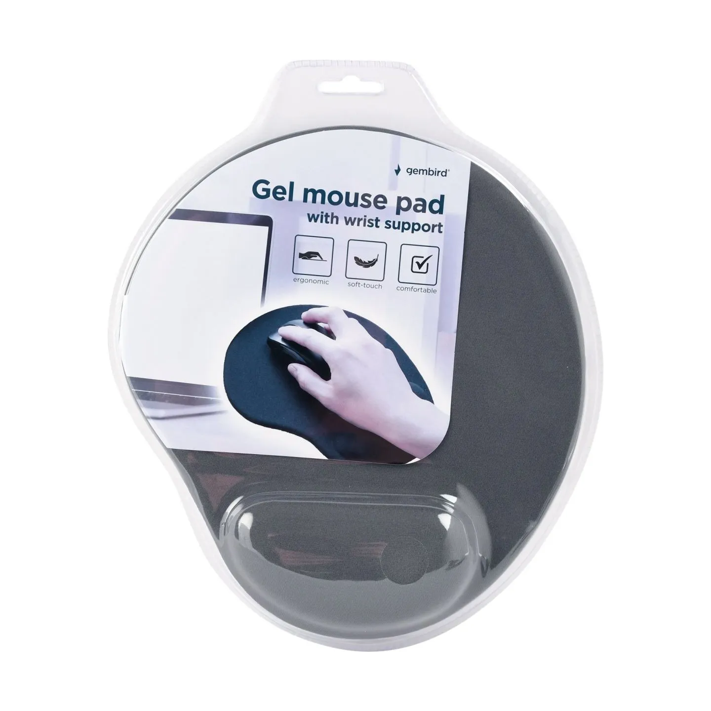 Gembird MP-GEL-GR Gel mouse pad