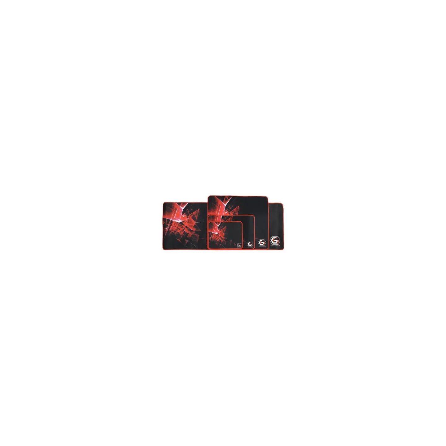 Gembird | MP-GAMEPRO-L Gaming mouse pad PRO, Large | Mouse pad | 400 x 450 x 3 mm | Black/Red