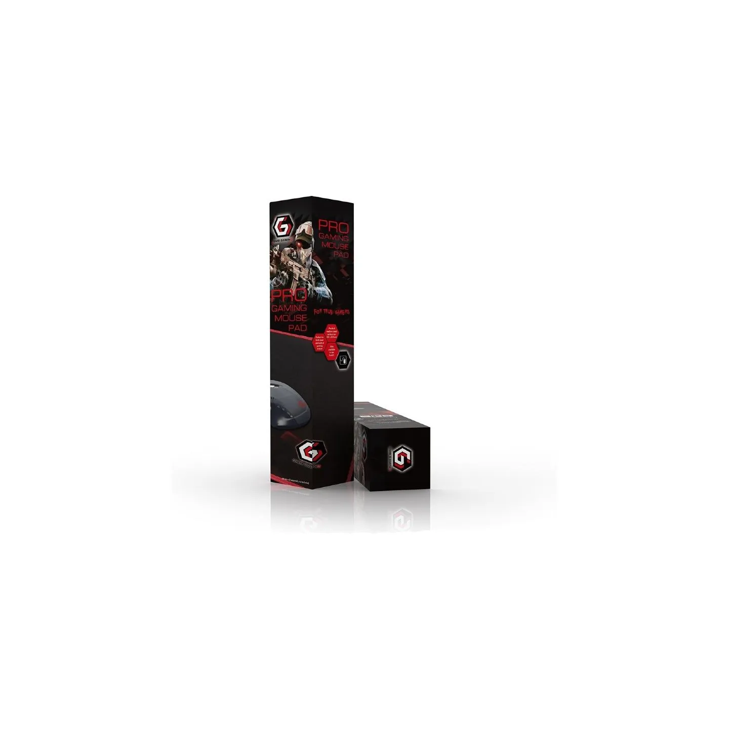 Gembird | Gaming mouse pad PRO, extra large | Black/Red