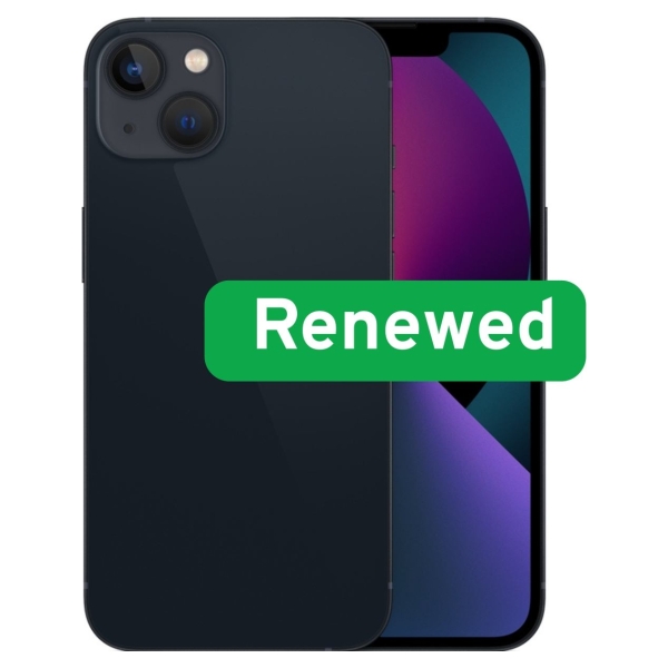 Apple Renewed Grade B | Apple iPhone 13 | Midnight | 6.1 " | Super Retina XDR | A15 Bionic | 4 GB | 128 GB | iOS
