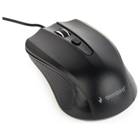 Gembird Optical Mouse | MUS-4B-01L | Wired | USB | Black