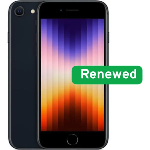 Apple Renewed Grade C | Apple iPhone SE (2020) | Black | 4.7 " | Retina HD | A13 Bionic | 3 GB | 128 GB | iOS
