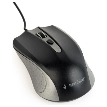 Gembird | MUS-4B-01-GB | Optical Mouse | USB | Spacegrey/Black