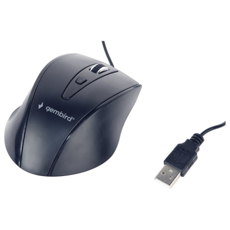 Gembird | Mouse | MUS-4B-02 | Standard | USB | Wired | Black