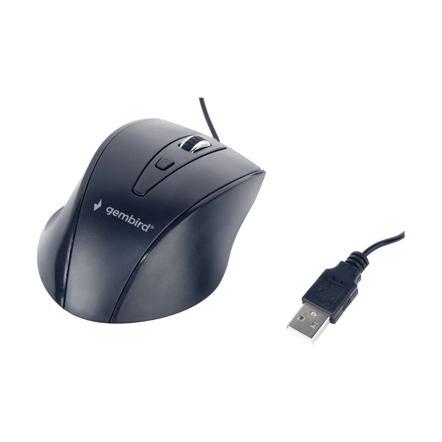 Gembird | Mouse | MUS-4B-02 | Standard | USB | Wired | Black