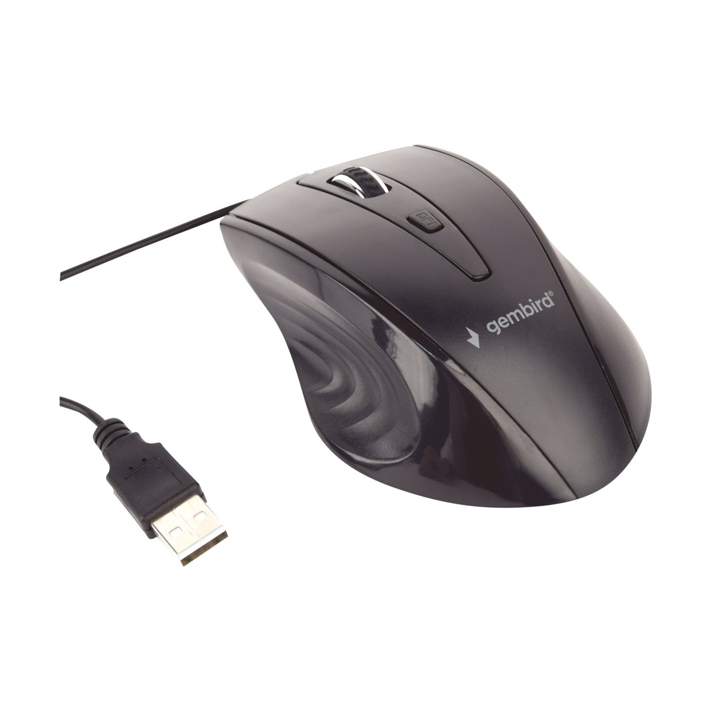 Gembird | Mouse | MUS-4B-02 | Standard | USB | Wired | Black