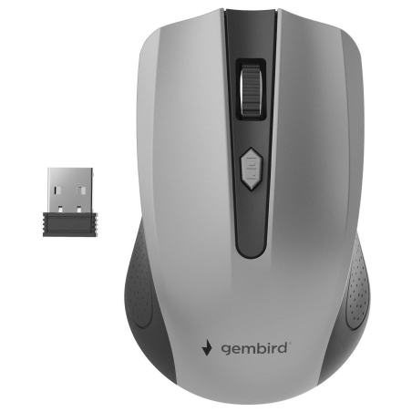 Gembird | Mouse | MUSW-4B-04-BG | Standard | Wireless | Black/ Space Grey