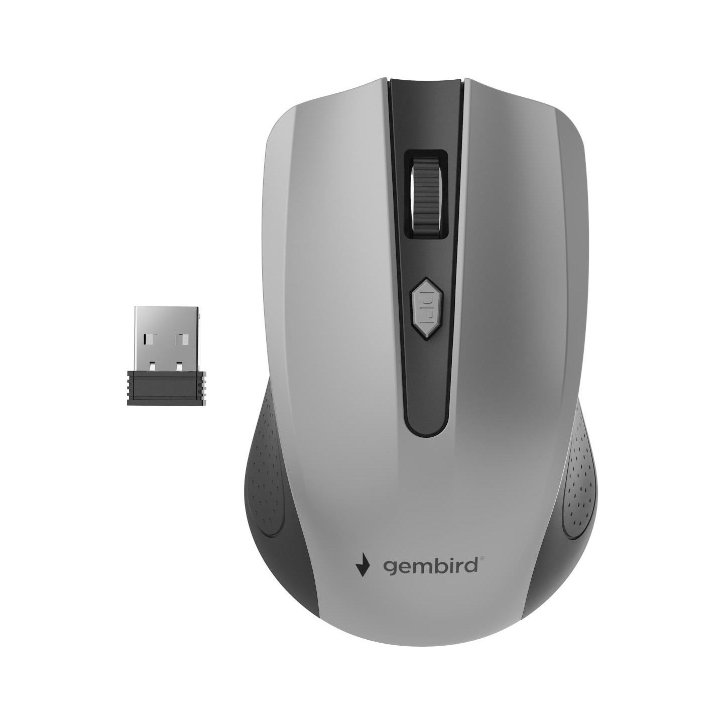 Gembird | Mouse | MUSW-4B-04-BG | Standard | Wireless | Black/ Space Grey