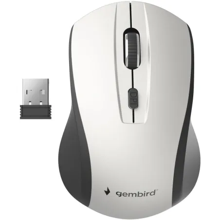 Gembird MOUSE USB OPTICAL WRL BLACK/SILVER MUSW-4B-02-BS GEMBIRD