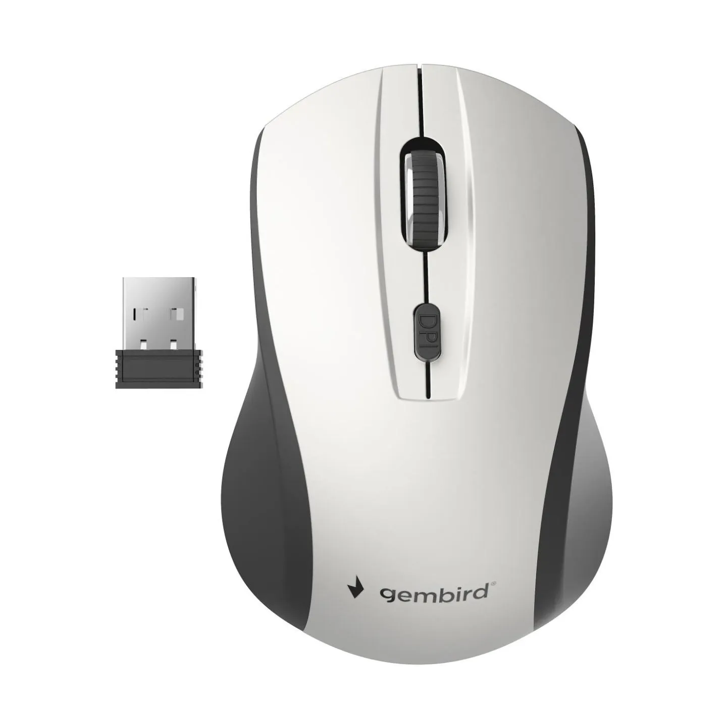 Gembird | Optical Mouse | MUSW-4B-02-BS | Wireless | USB | Black/silver