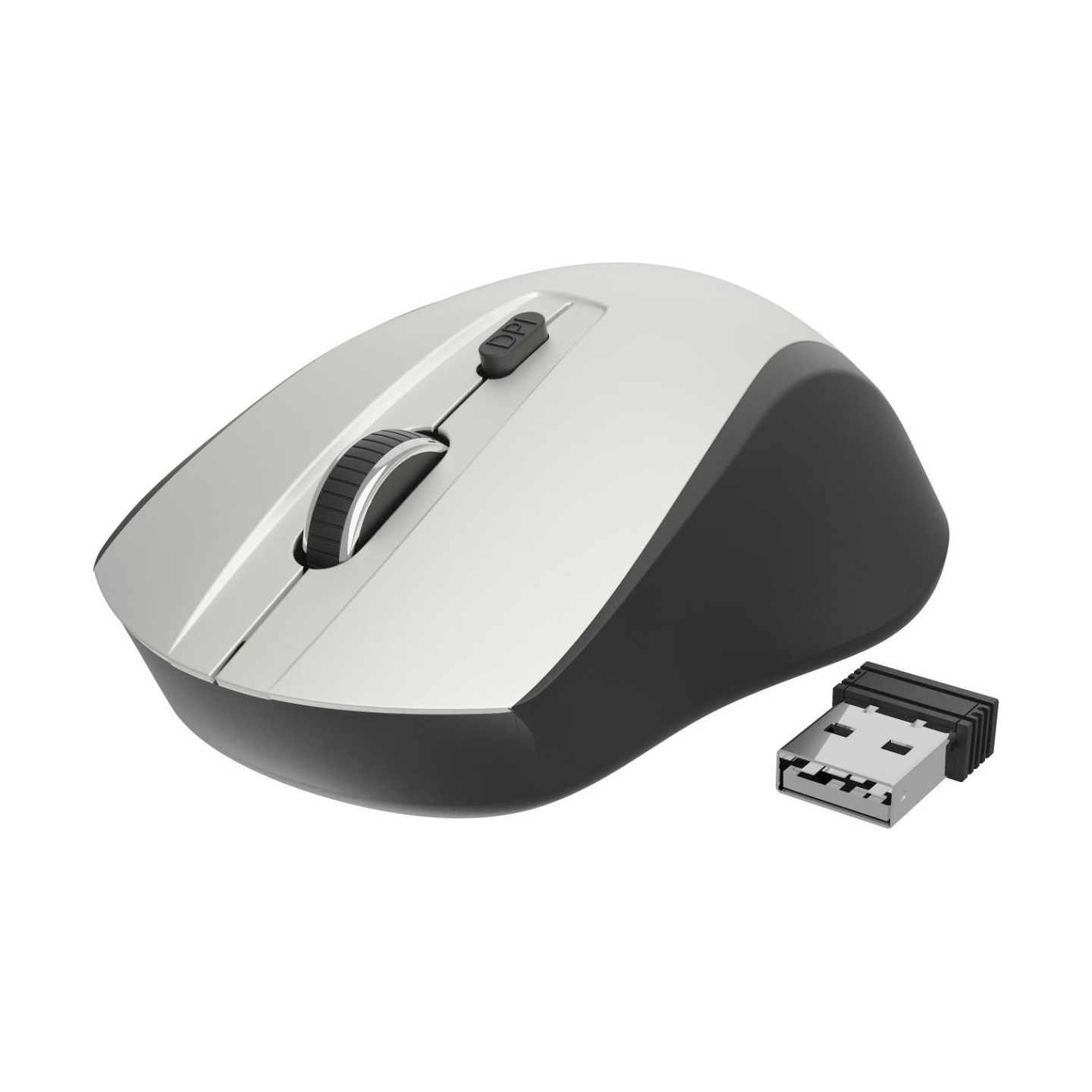 Gembird | Optical Mouse | MUSW-4B-02-BS | Wireless | USB | Black/silver