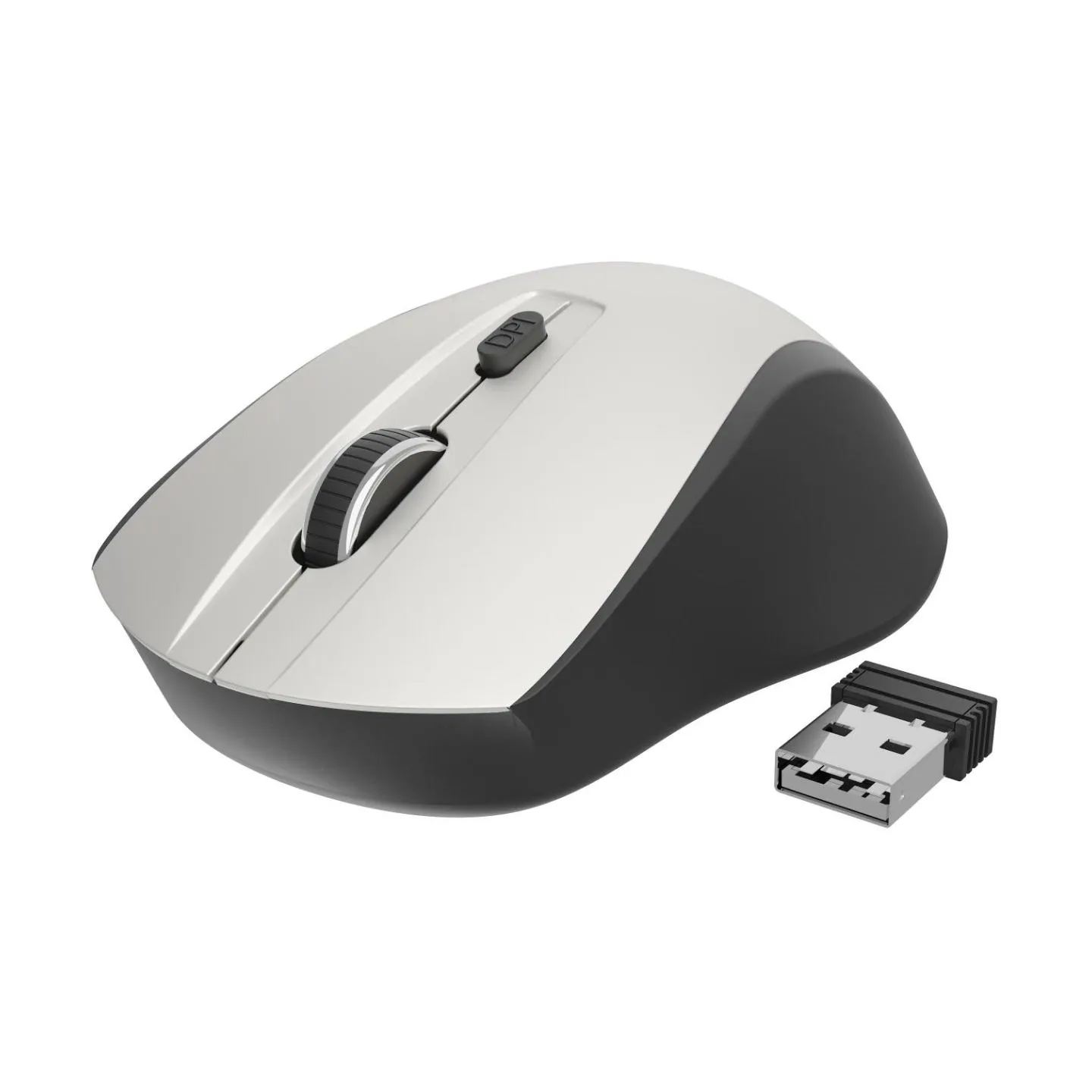 Gembird | Optical Mouse | MUSW-4B-02-BS | Wireless | USB | Black/silver