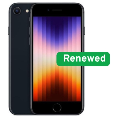 Apple Renewed Grade C | Apple iPhone SE (2020) | Black | 4.7 " | Retina HD | A13 Bionic | 3 GB | 64 GB | iOS