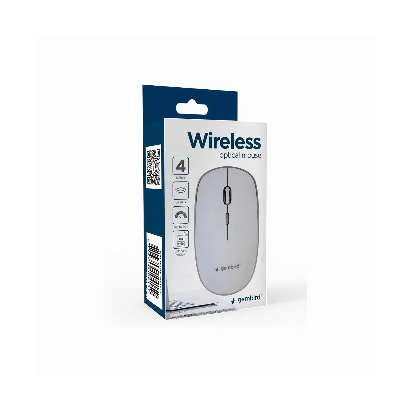 Gembird | MUSW-4B-01-W | Standard | White