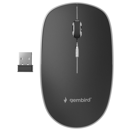 Gembird MOUSE USB OPTICAL WRL BLACK/SILENT MUSW-4BS-01 GEMBIRD