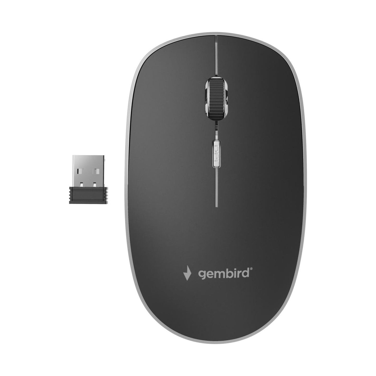 Gembird | Silent Wireless Optical Mouse | MUSW-4BS-01 | Optical mouse | USB | Black