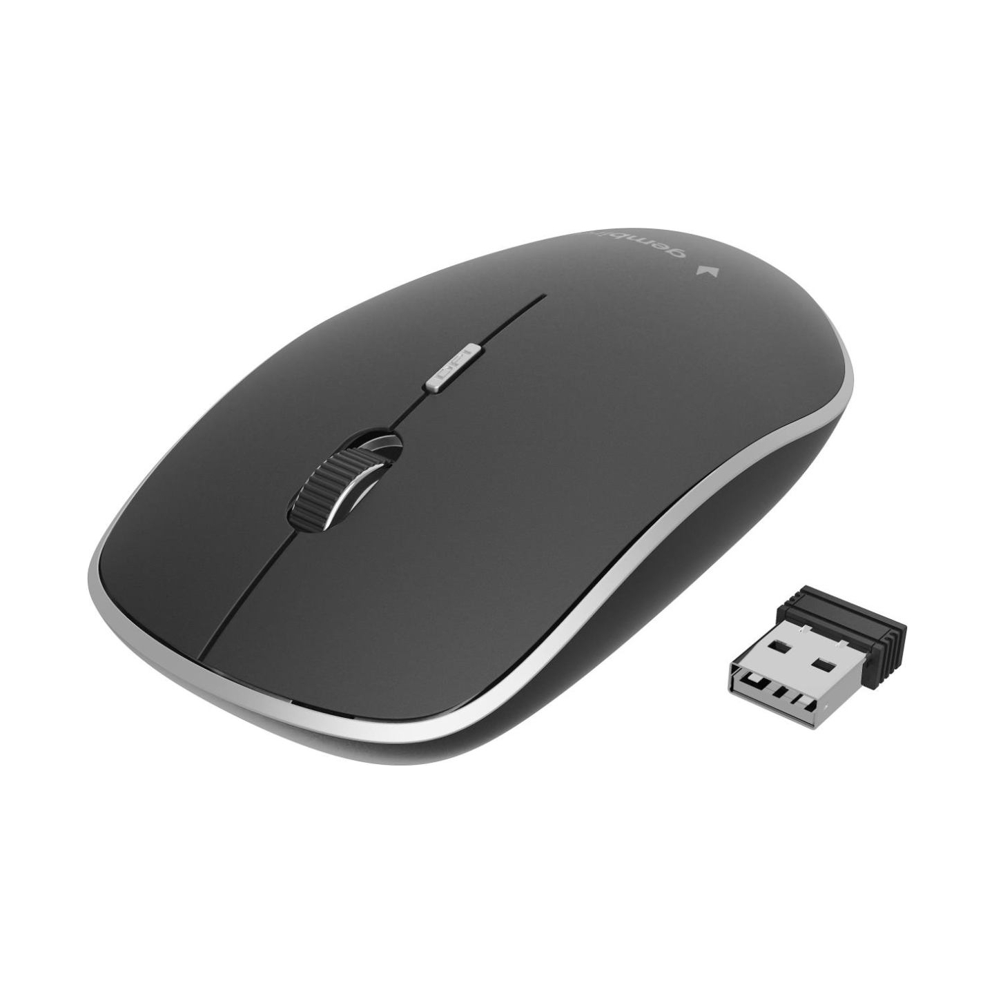 Gembird | Silent Wireless Optical Mouse | MUSW-4BS-01 | Optical mouse | USB | Black