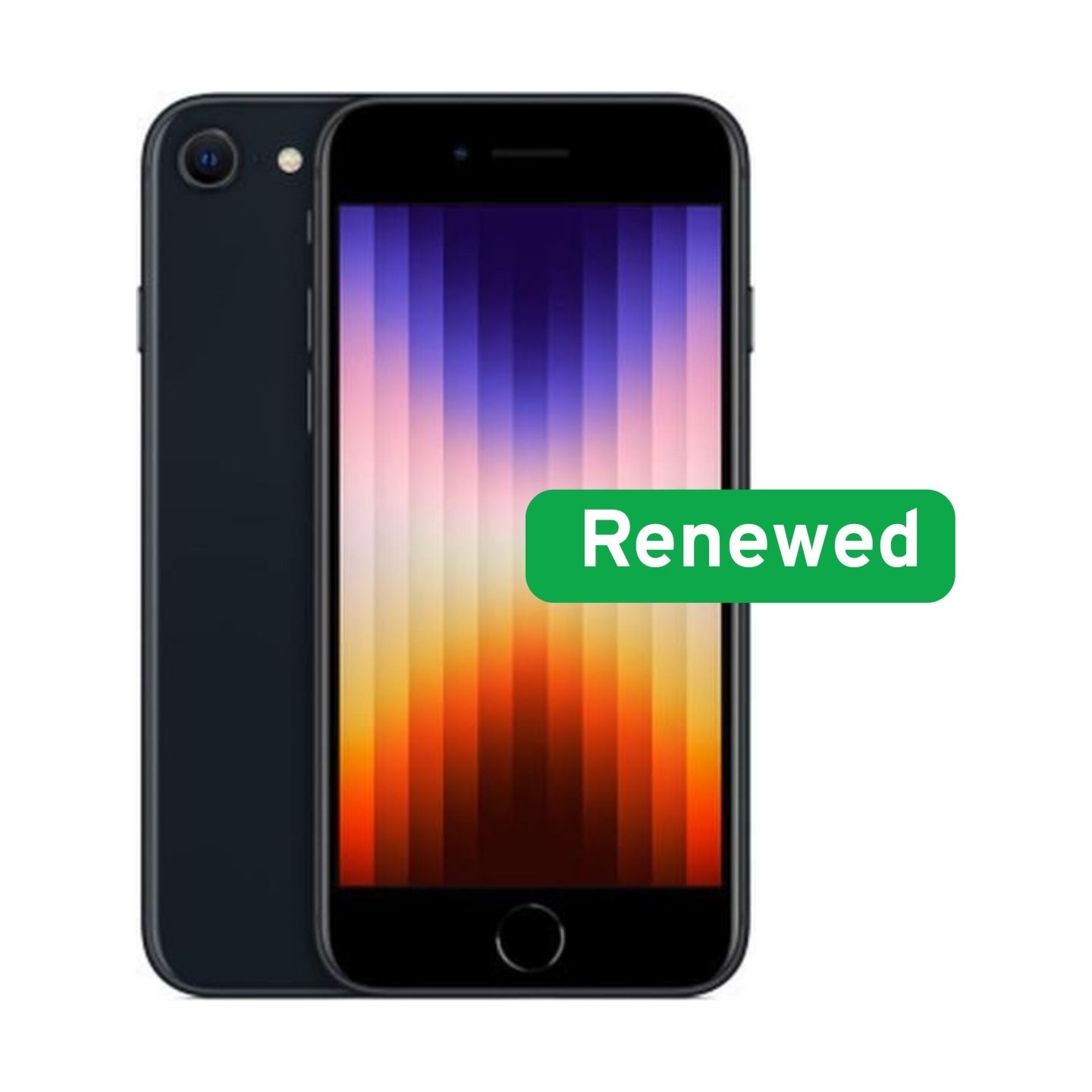 Apple Renewed Grade A | Apple iPhone SE (2022) | Midnight | 4.7 " | Retina HD | A15 Bionic | 4 GB | 64 GB | iOS