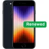 Apple Renewed Grade A | Apple iPhone SE (2022) | Midnight | 4.7 " | Retina HD | A15 Bionic | 4 GB | 64 GB | iOS