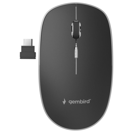 Gembird MOUSE USB-C OPTICAL WRL BLACK/SILENT MUSW-4BSC-01 GEMBIRD
