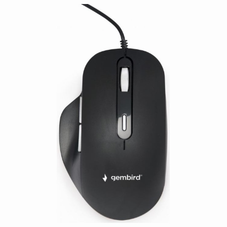 Gembird | Optical USB LED Mouse | MUS-6B-02 | Optical mouse | Black