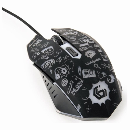 Gembird MOUSE USB OPTICAL BLACK/MUS-6B-GRAFIX-01 GEMBIRD