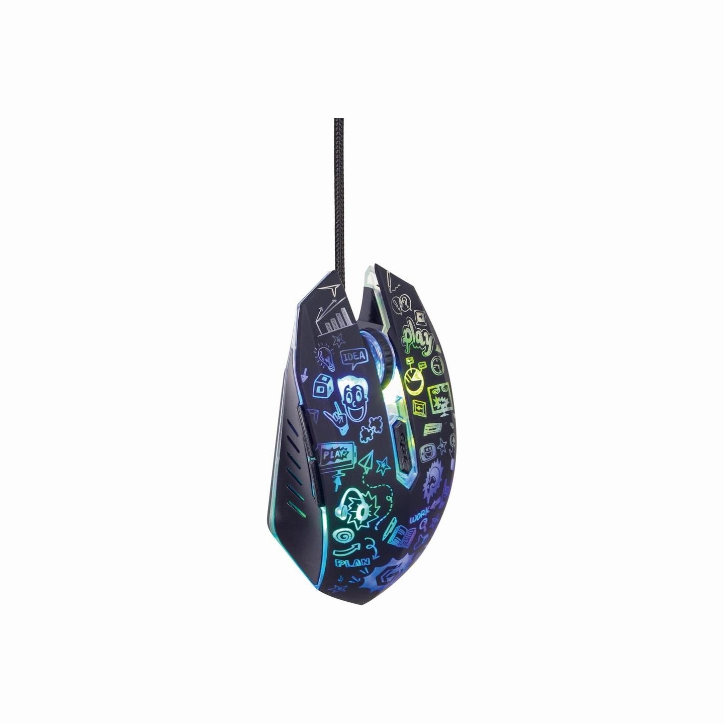 Gembird MOUSE USB OPTICAL BLACK/MUS-6B-GRAFIX-01 GEMBIRD