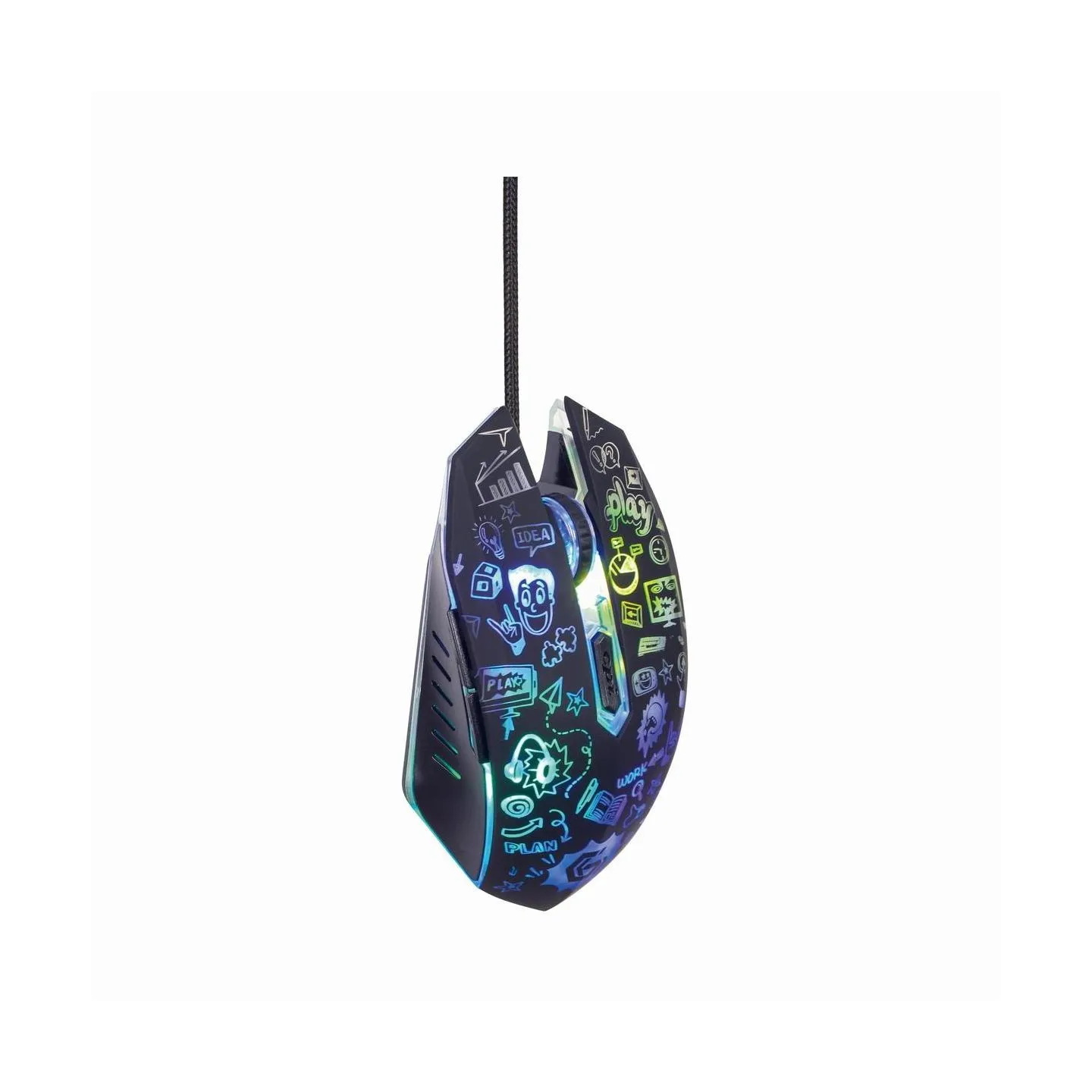 Gembird MOUSE USB OPTICAL BLACK/MUS-6B-GRAFIX-01 GEMBIRD